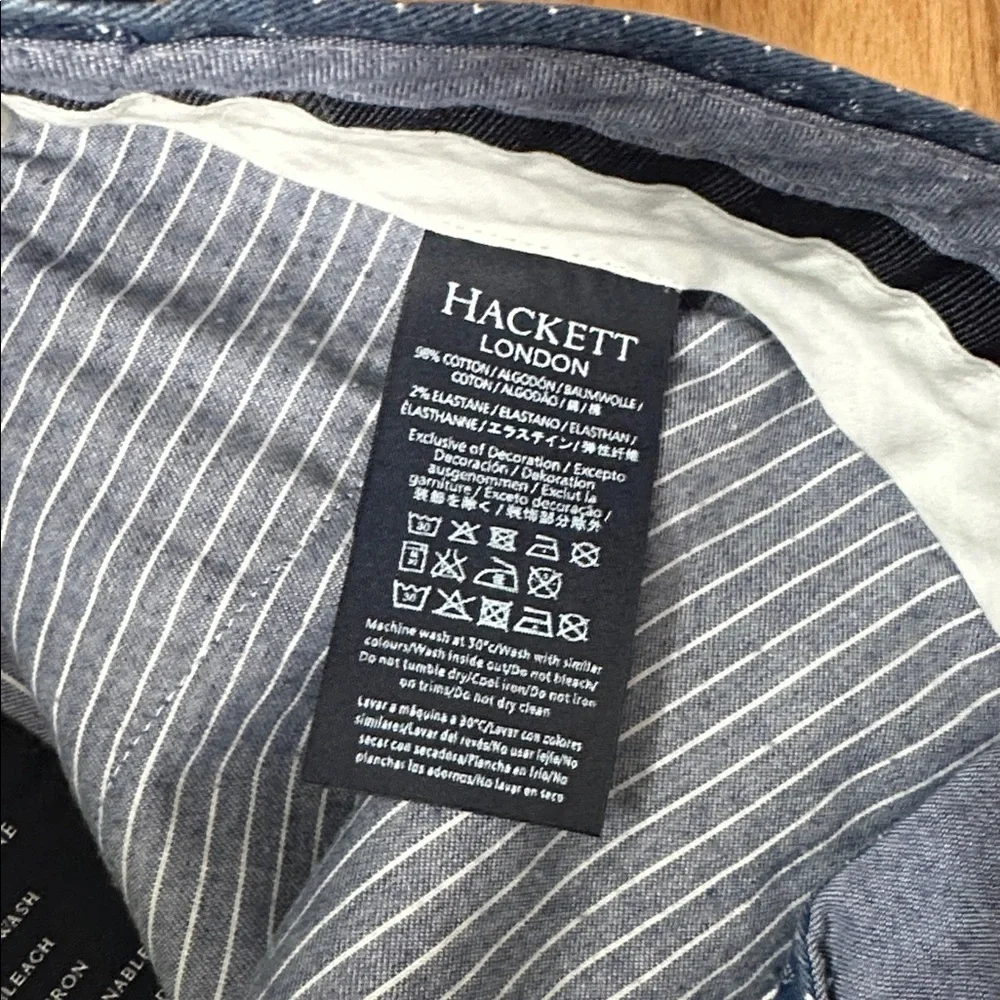 Hackett London navy print 10